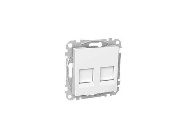 Exxact c-platta Keystone 2x8 plan vit dammlucka, passar TL & AL röd insats 